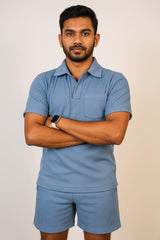 Crape Material Light Blue Full Kit