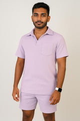 Crape Material Light Purple Full Kit