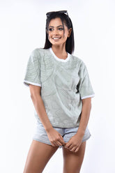 Floral Printed Tee - LK015