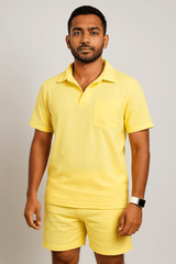 Crape Material Yellow Full Kit