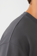 Oversize 190GSM Dark Ash