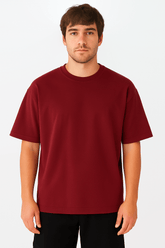 Oversize 190 GSM Maroon