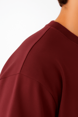 Oversize 190 GSM Maroon