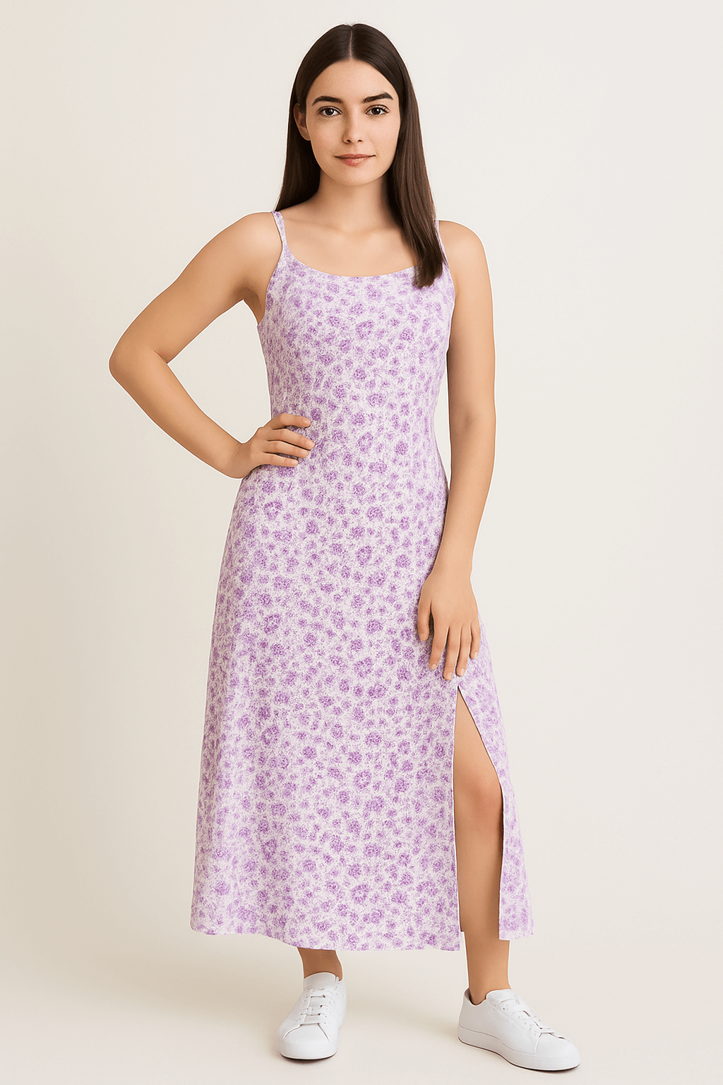Lilac Floral Frock