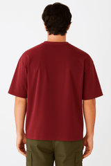 Oversize 190 GSM Maroon